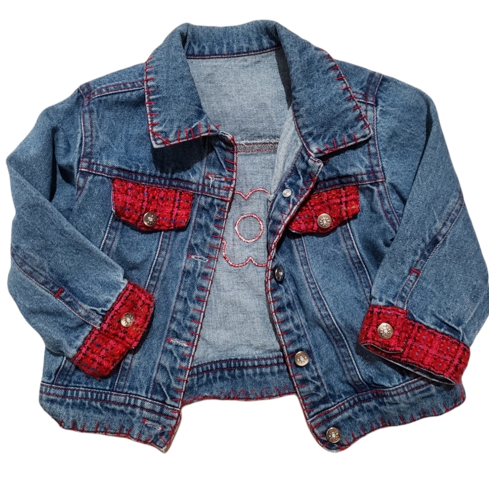 VINTAGE Toddler Girl's Jean Jacket